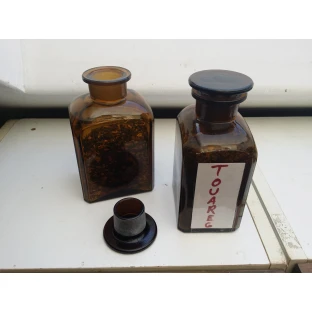 Viereckige Apothekerflasche 500 ml