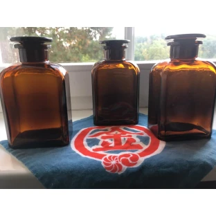 Viereckige Apothekerflasche 500 ml