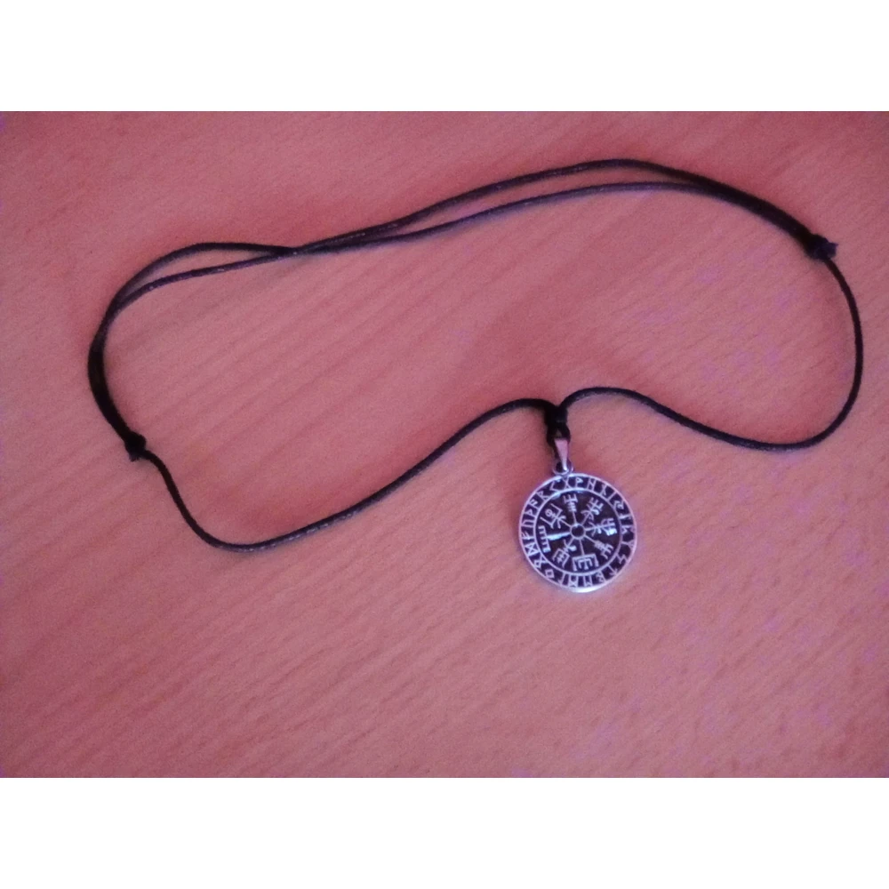 Viking Rune Compass Pendant