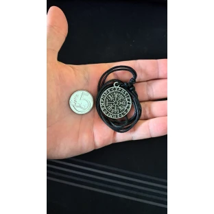Viking Rune Compass Pendant