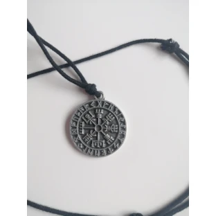 Viking Rune Compass Pendant
