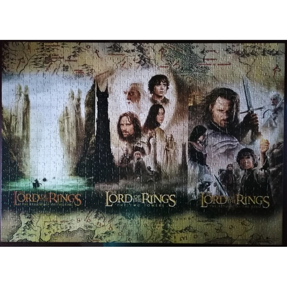 Der Herr der Ringe Puzzle - Filmposter, 1000 Teile