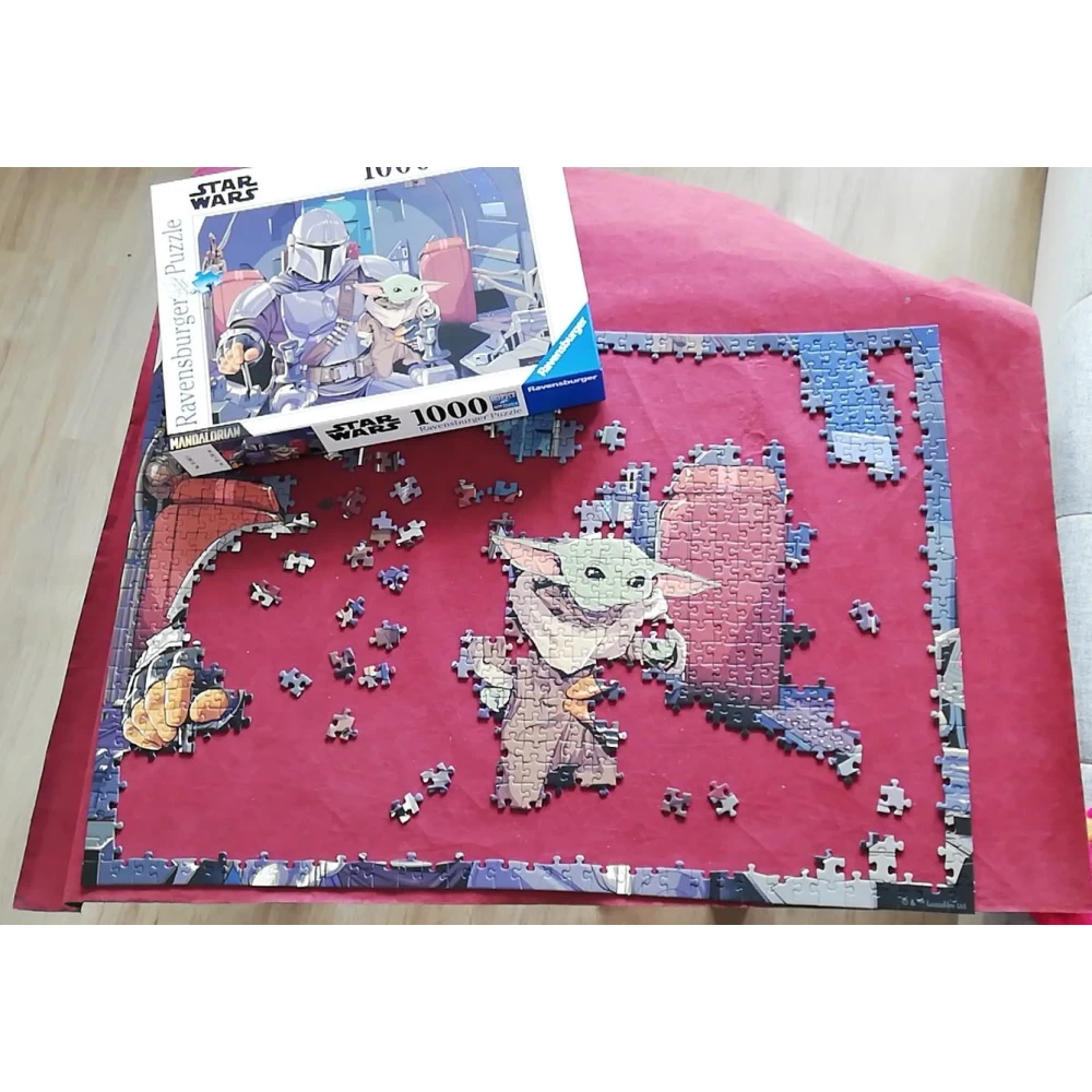 Puzzle Star Wars: Mandalorian a Baby Yoda, 1000 dielikov