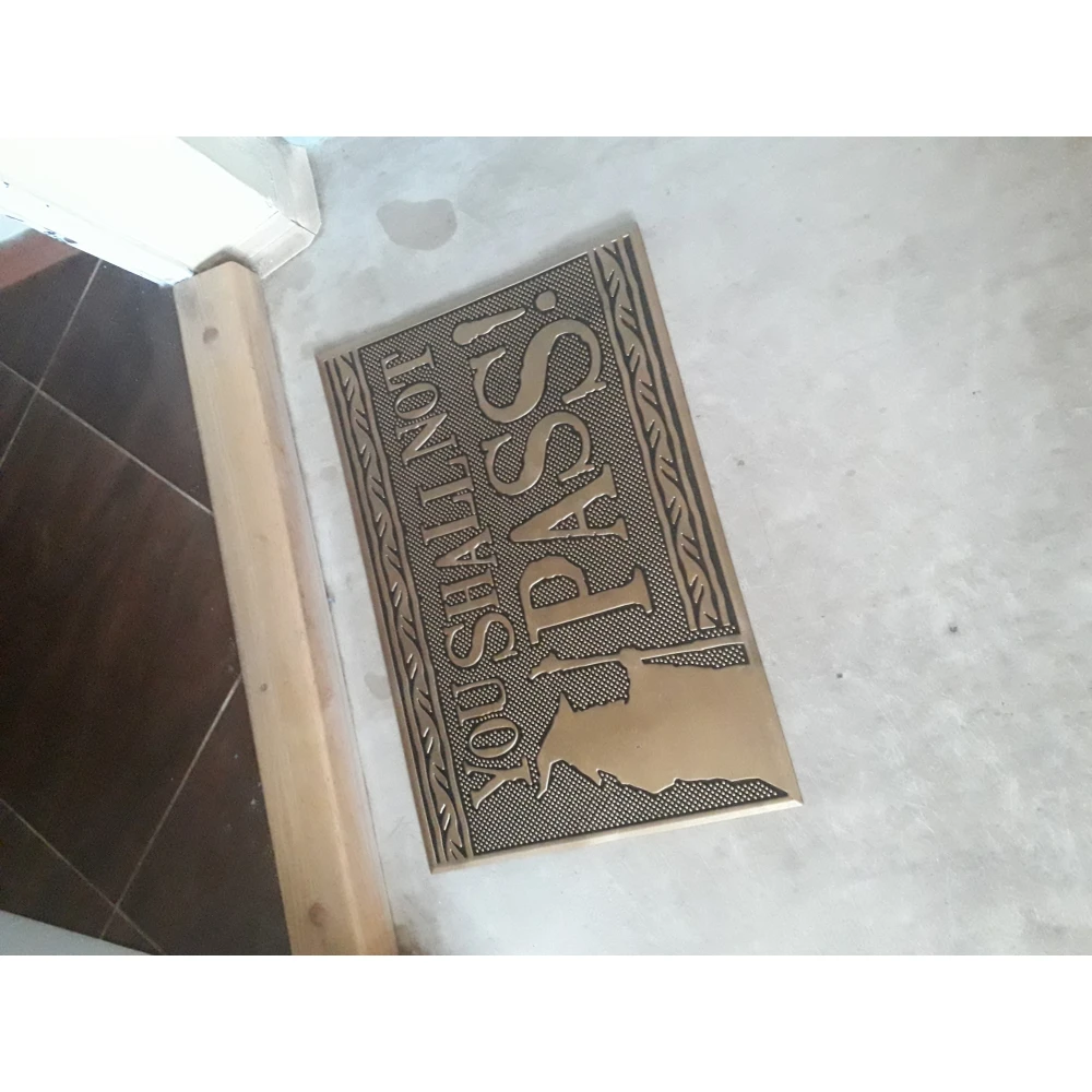 The Lord of the Rings Doormat - You Shall Not Pass, rubber