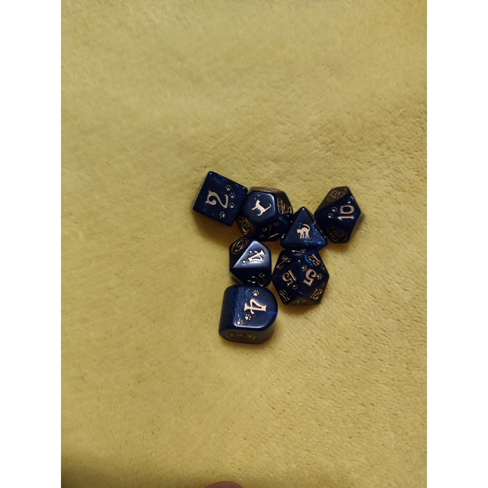 Cat Dice Set - Modern