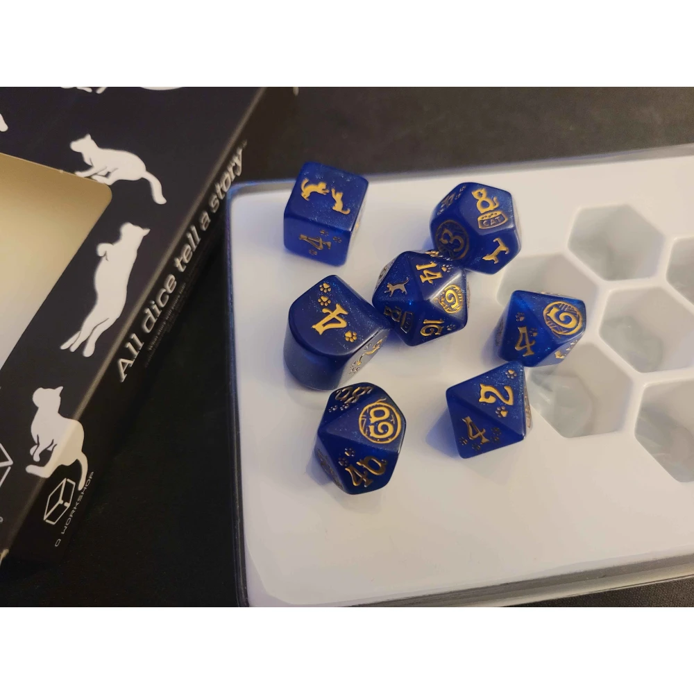 Cat Dice Set - Modern