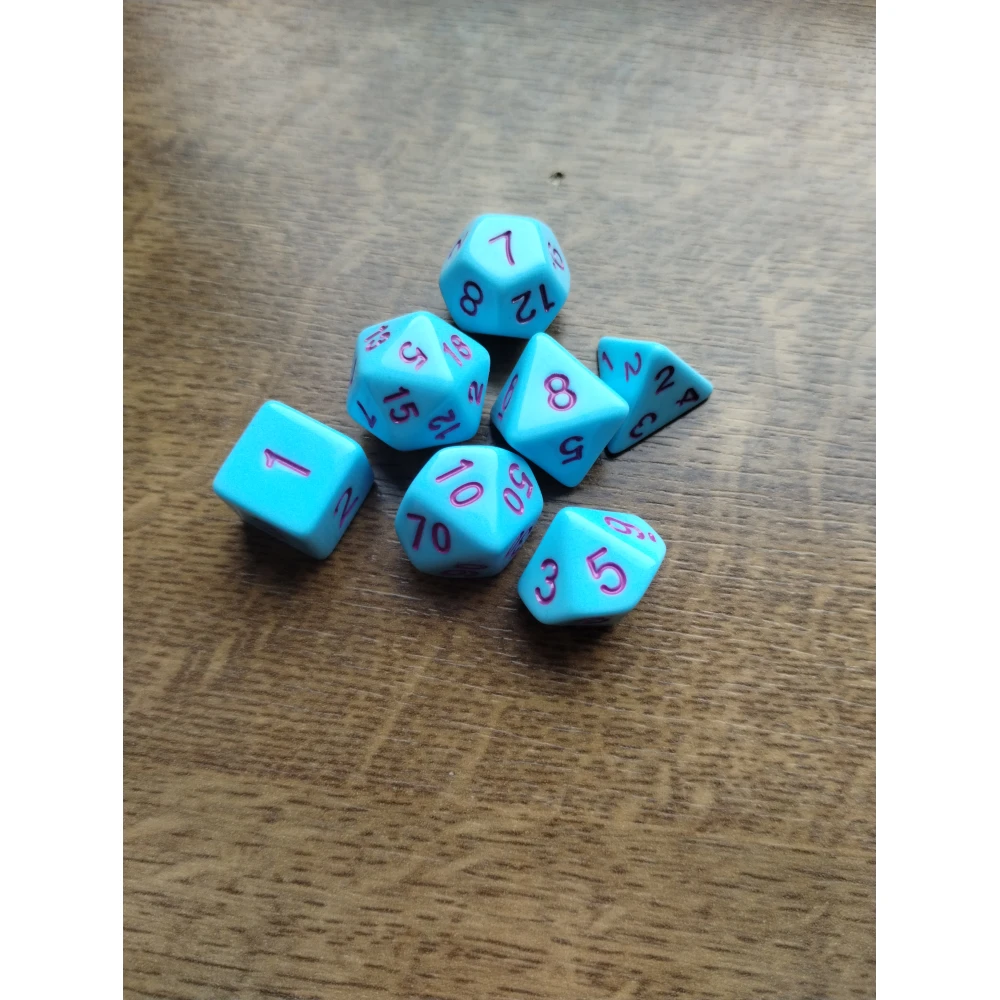 Dice Set - Blue Jay