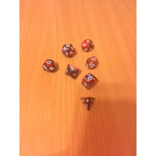 Dice Set - Dragon's Blood