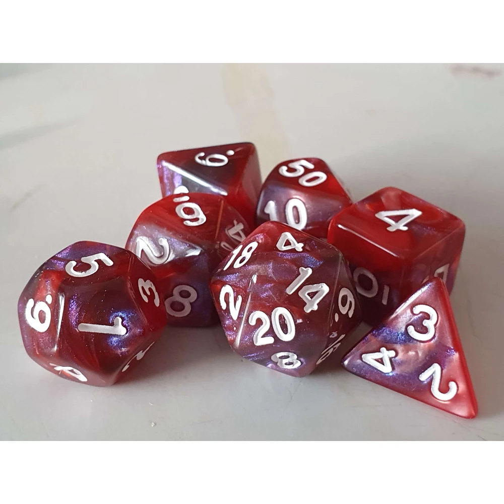 Dice Set - Dragon's Blood