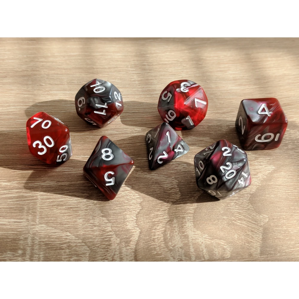 Dice Set - Dragon's Blood