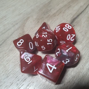Dice Set - Dragon's Blood