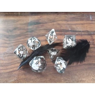 Dice Set - Stone Skulls