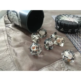 Dice Set - Stone Skulls