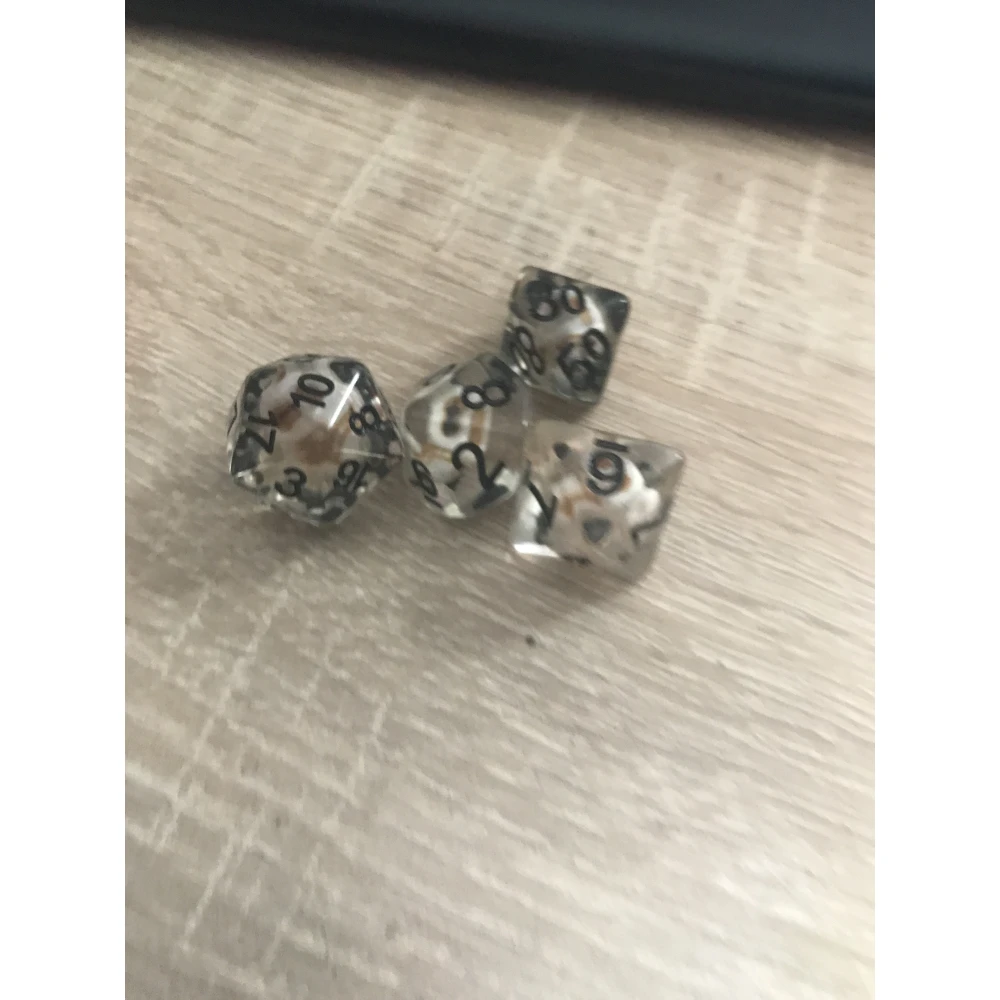 Dice Set - Stone Skulls