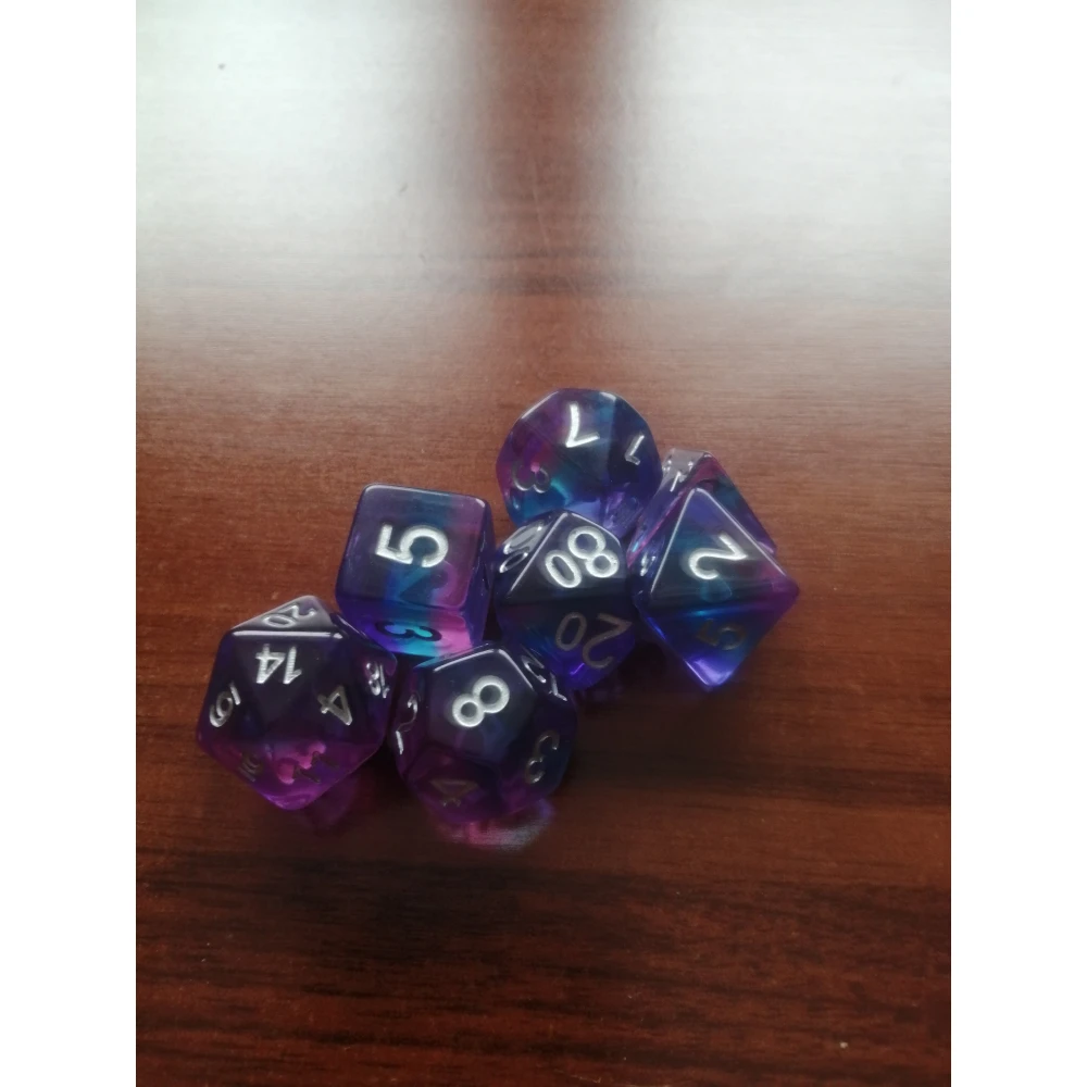 Dice Set - Purple Sky