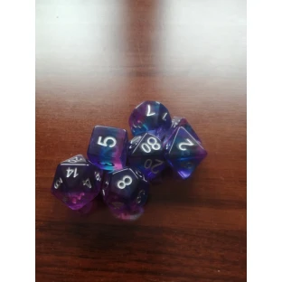 Dice Set - Purple Sky