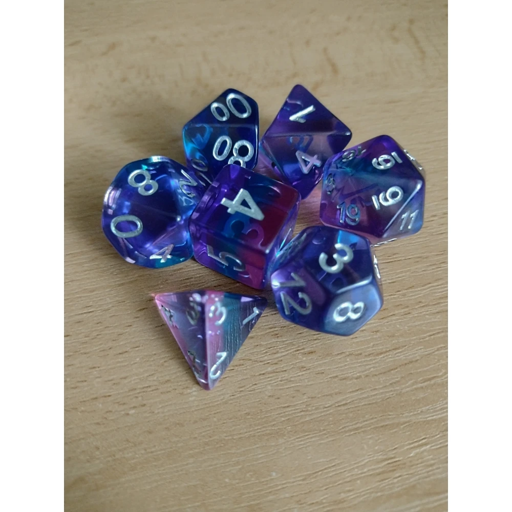Dice Set - Purple Sky