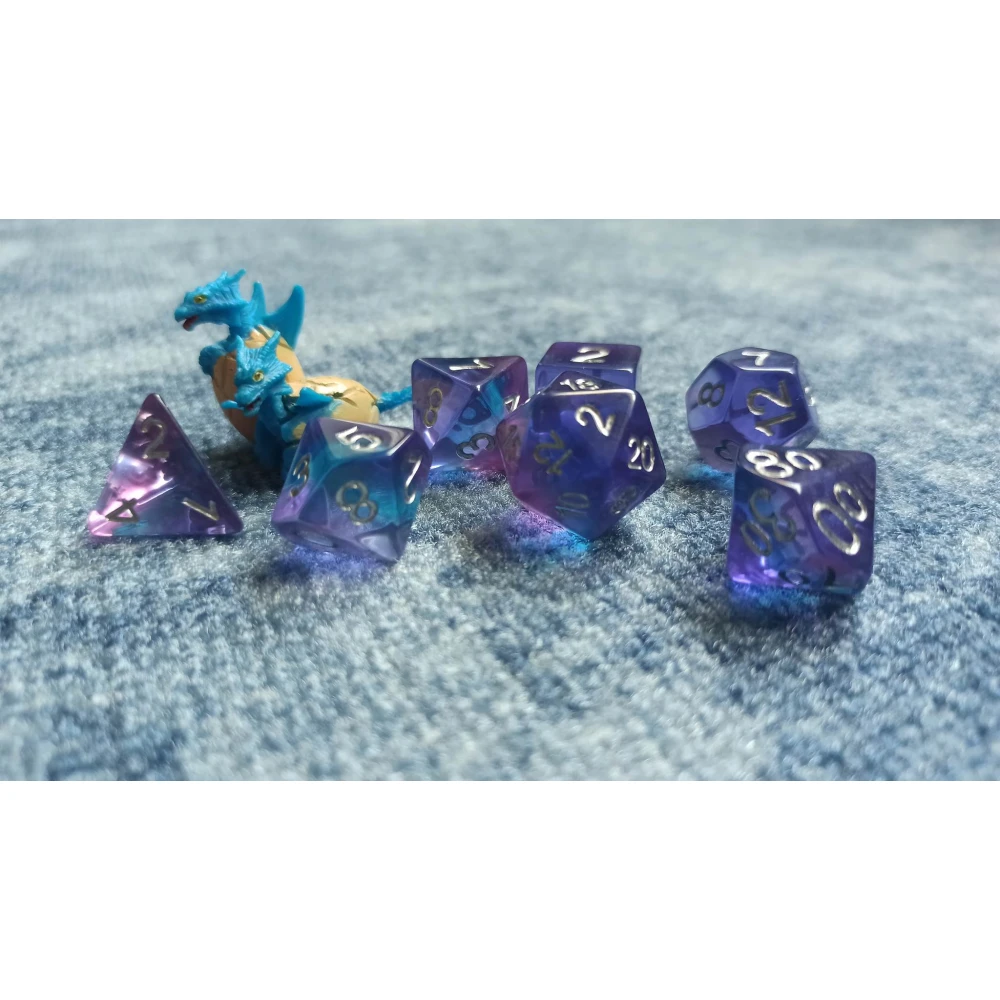 Dice Set - Purple Sky