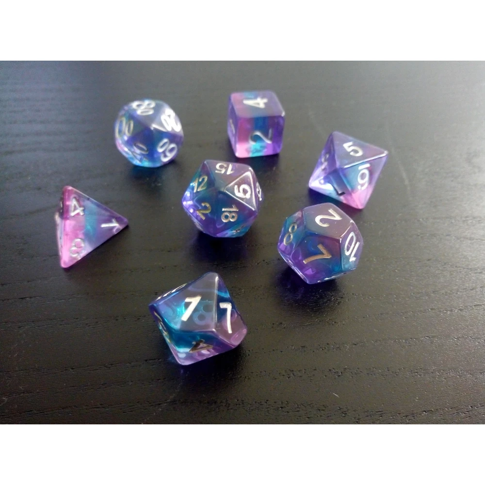 Dice Set - Purple Sky