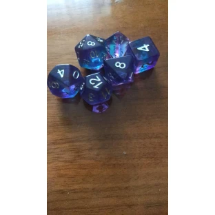 Dice Set - Purple Sky