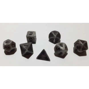 Dice Set - Antique Silver