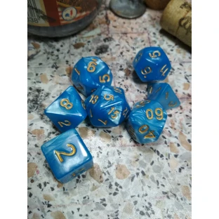 Dice Set - Turquoise Dream