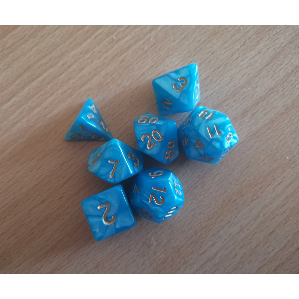 Dice Set - Turquoise Dream
