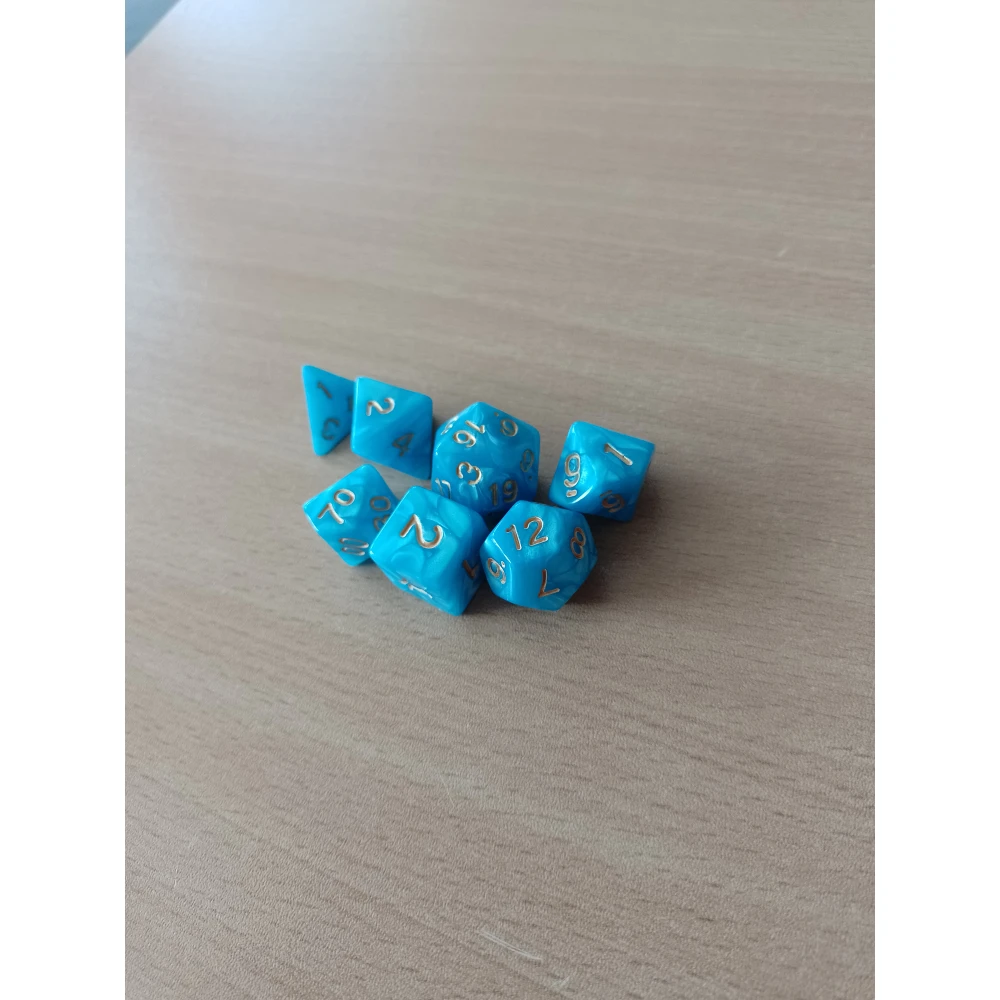 Dice Set - Turquoise Dream