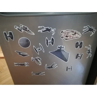 Sada magnetek Star Wars - Death Star Battle (19 ks)