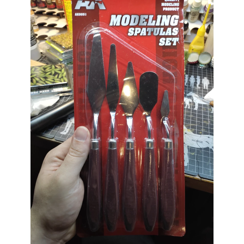 Set aus Modellierspachteln