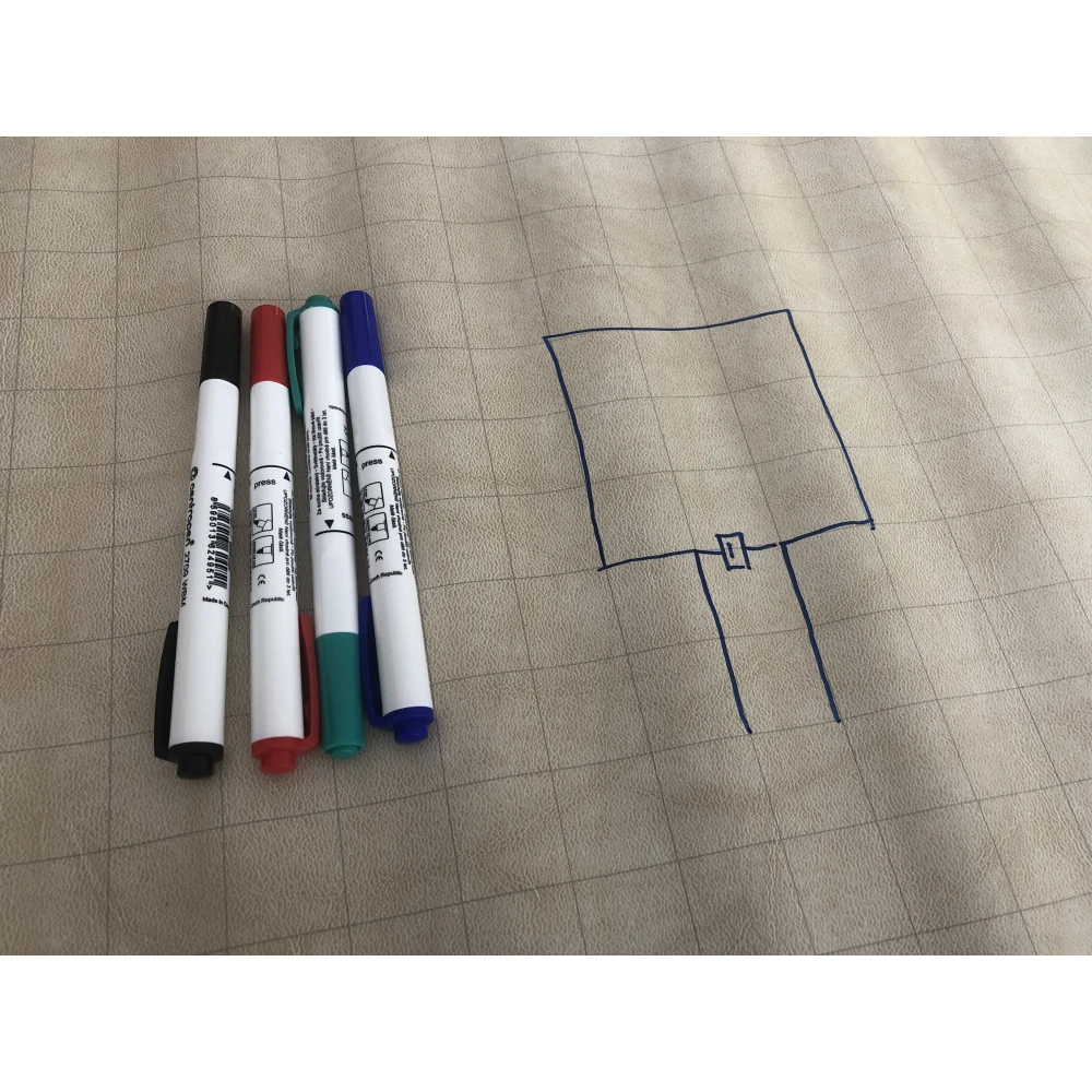 Set of washable markers