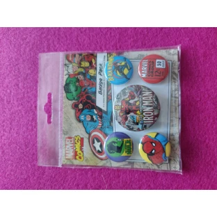 Marvel Comics Button-Set - Iron Man, 5 Stk.