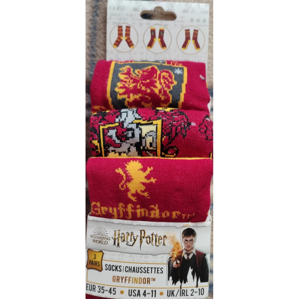 Harry Potter Socken-Set - Gryffindor (3 Paar)