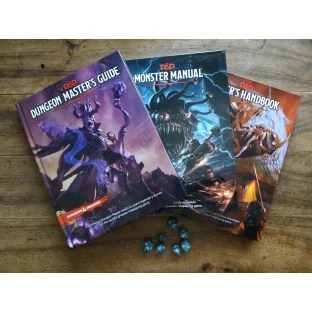 Dungeons & Dragons Core Rulebook Gift Set + Dice