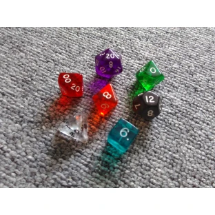 Translucent Dice Set