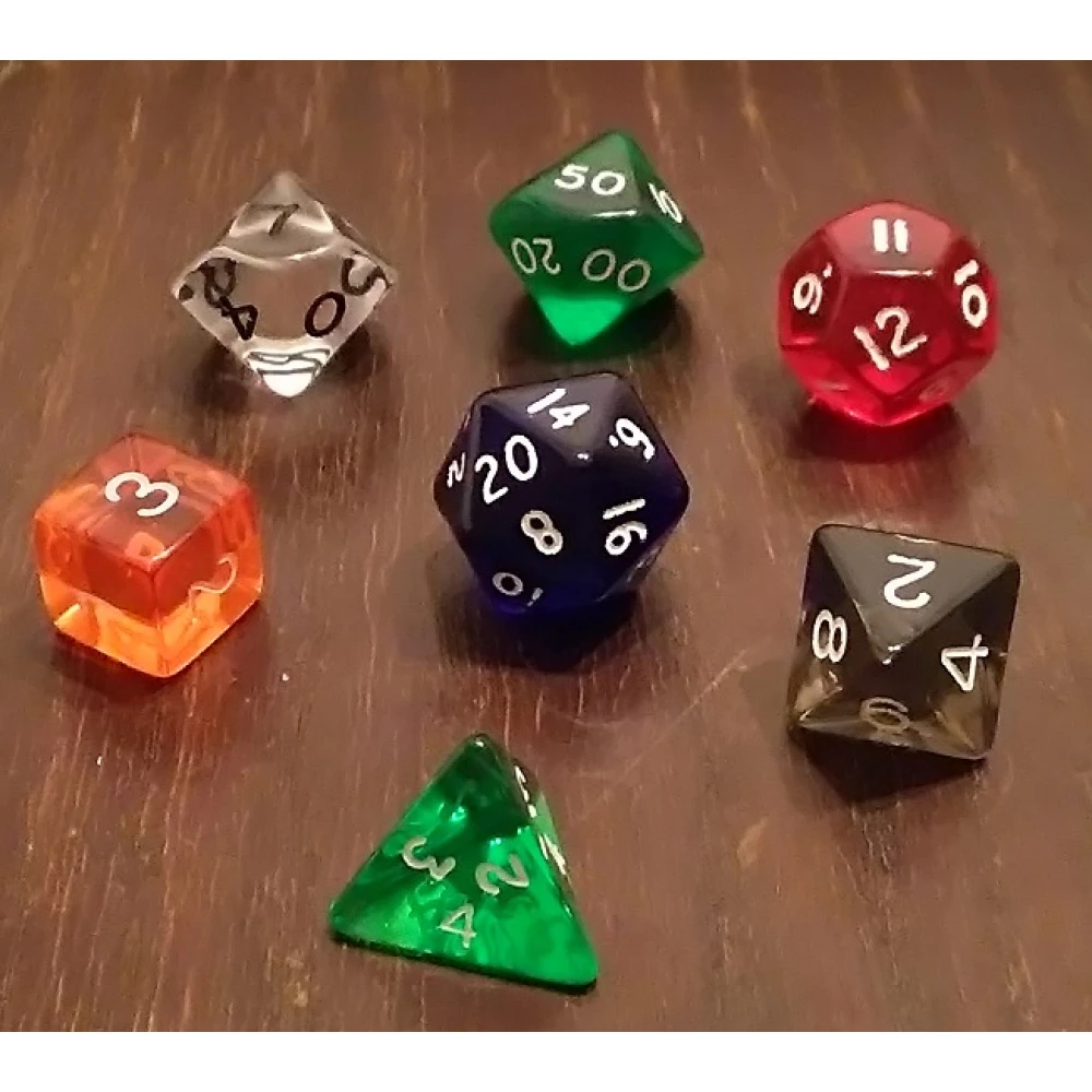 Translucent Dice Set