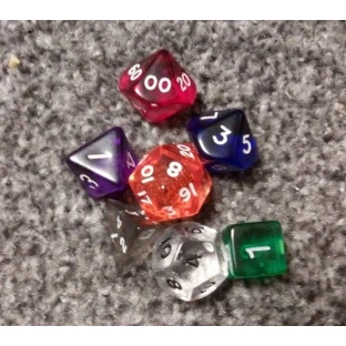Translucent Dice Set