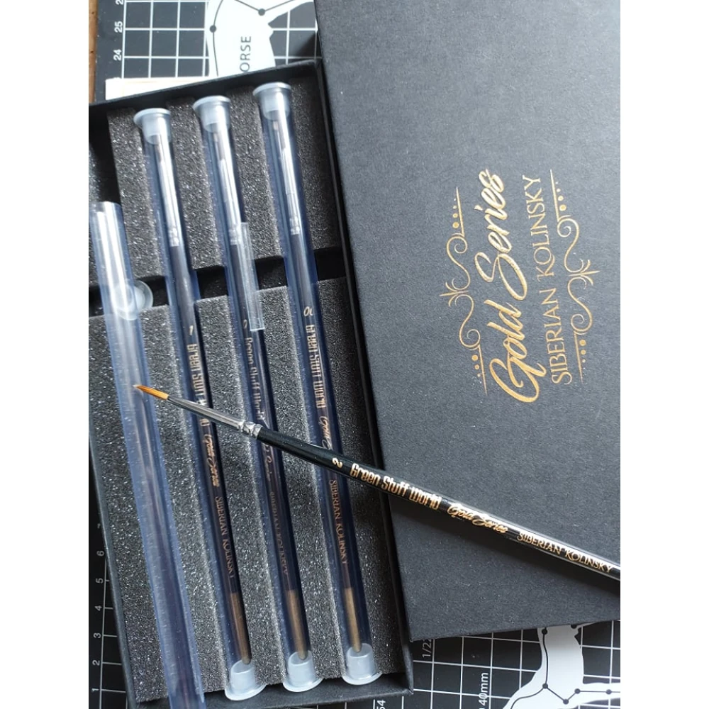 Green Stuff World: Premium Brush Set - Gold Series