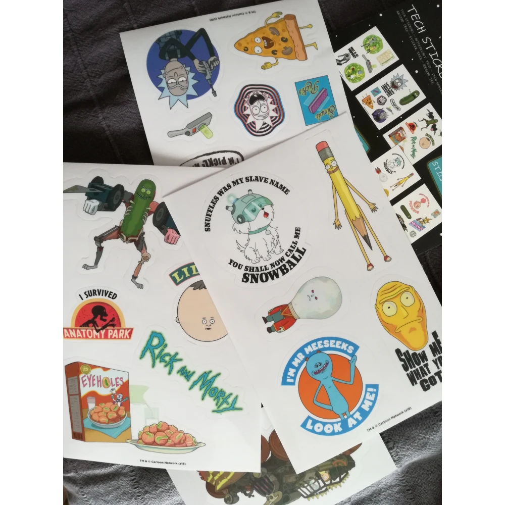 Rick and Morty Vinyl Sticker Set - Adventures (30 pcs)