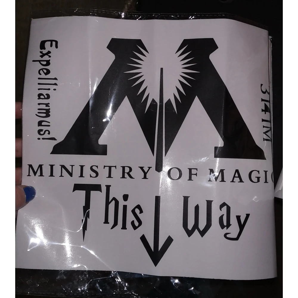 Samolepka Harry Potter - This way