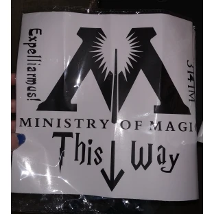 Samolepka Harry Potter - This way