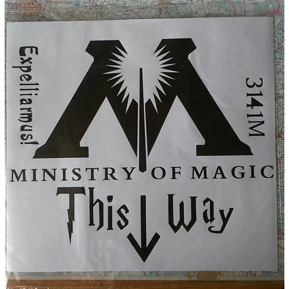 Samolepka Harry Potter - This way