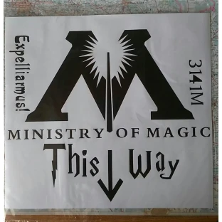 Samolepka Harry Potter - This way