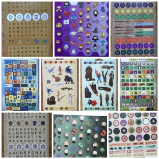 Harry Potter Stickers (800 pcs)