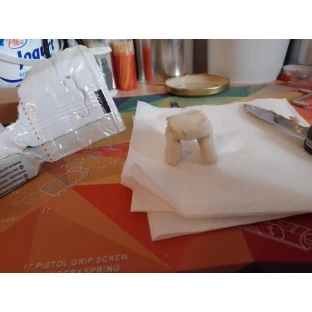 Selbsthärtende Modelliermasse Keraplast 300 g