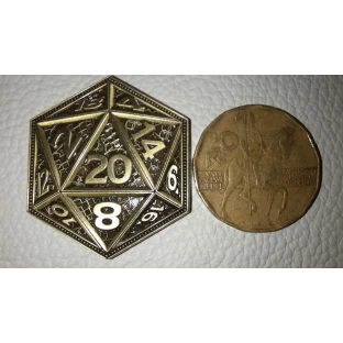 Dungeons & Dragons D20 Sammlermünze