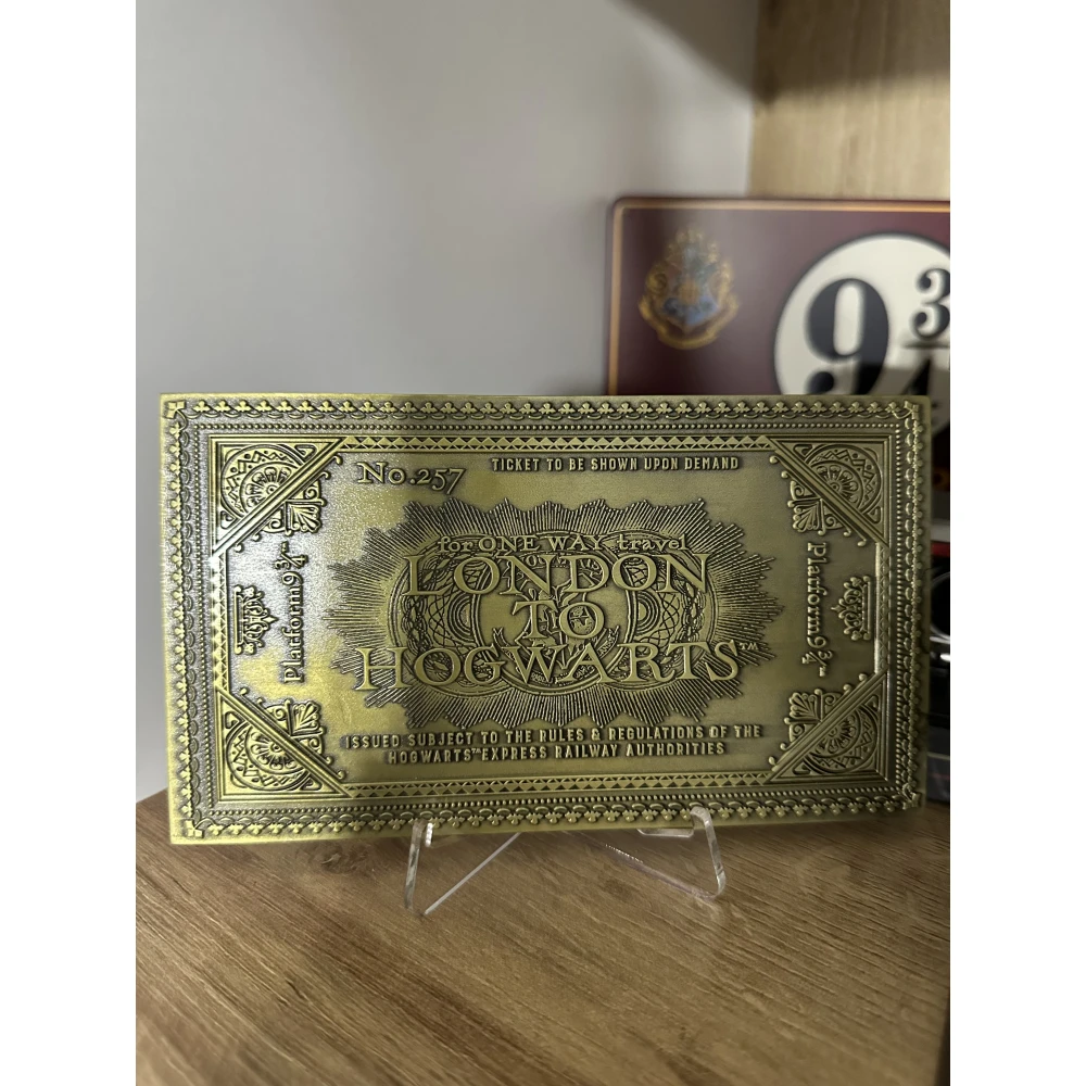 Harry Potter Collectible Plaque - Hogwarts Express Ticket