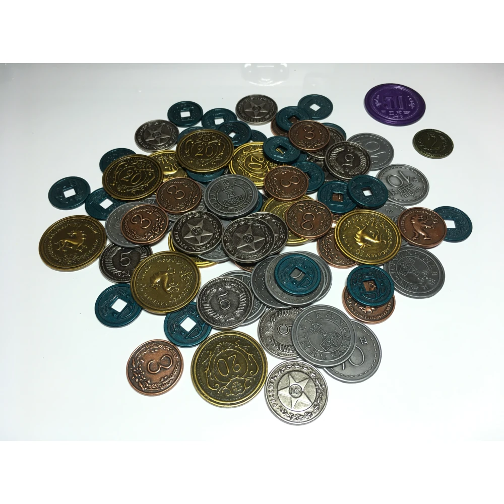 Scythe: kovové mince