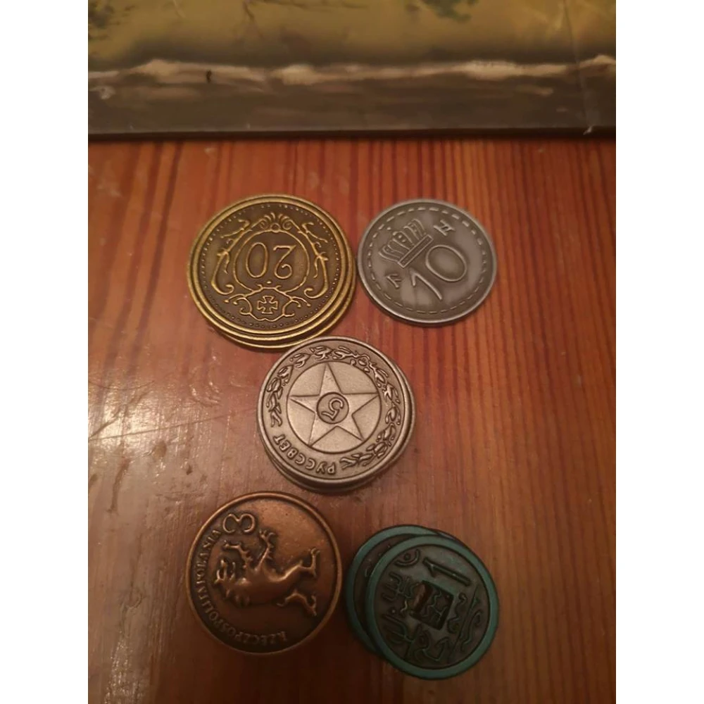 Scythe: kovové mince