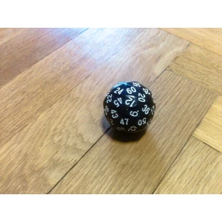 d60 Sixty-sided die
